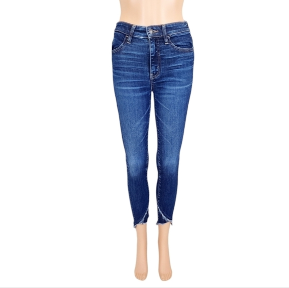 American Eagle Outfitters Next-level Stretch Super Hi Rise Crop Jegging - Picture 1 of 13
